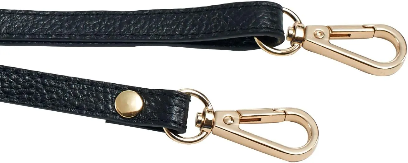 VanEnjoy Full Grain Leather Adjustable Replacement Strap Cross Body Bag Purse, 26-51" Long,0.47“Wide