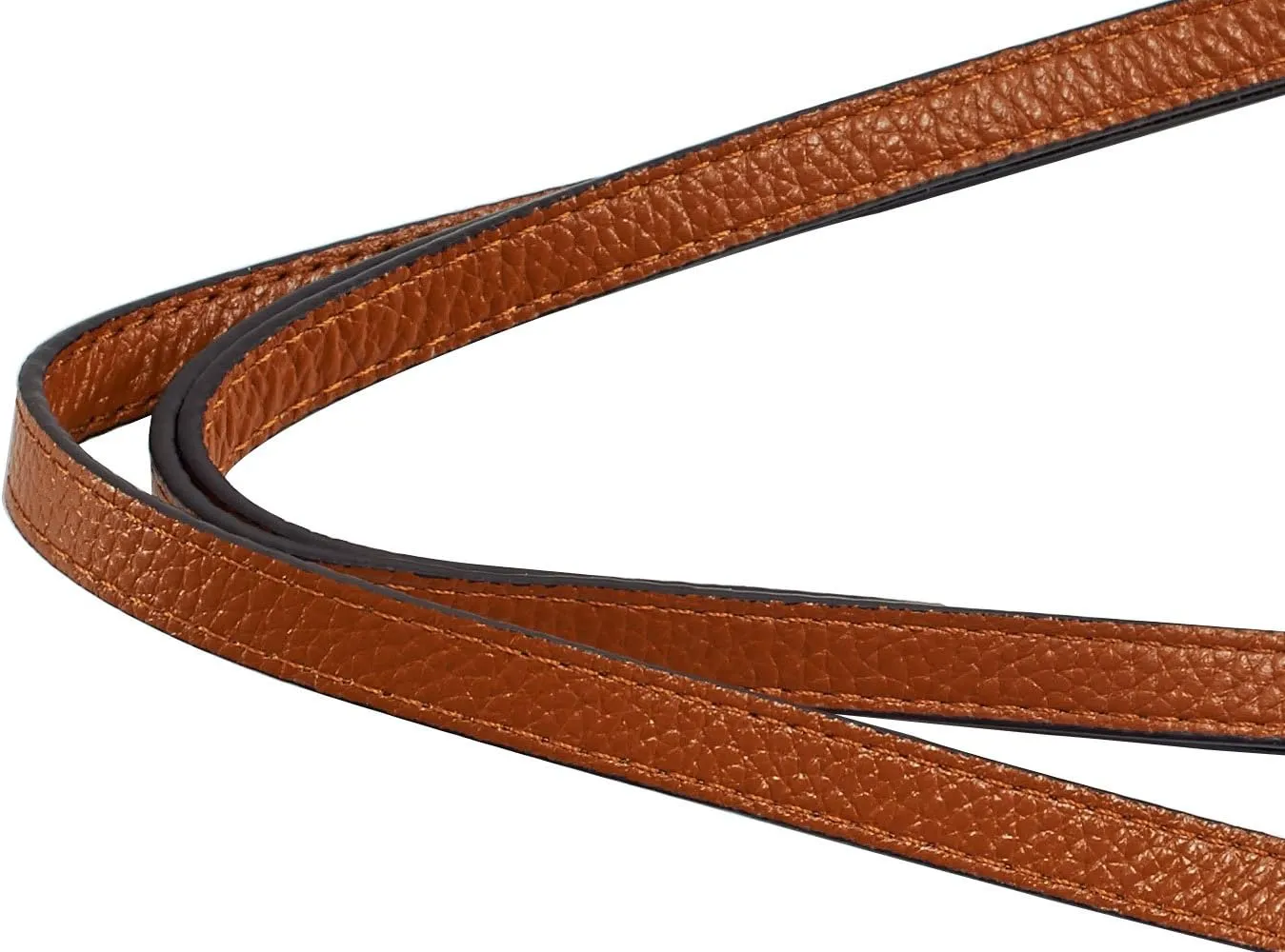 VanEnjoy Full Grain Leather Adjustable Replacement Strap Cross Body Bag Purse, 26-51" Long,0.47“Wide