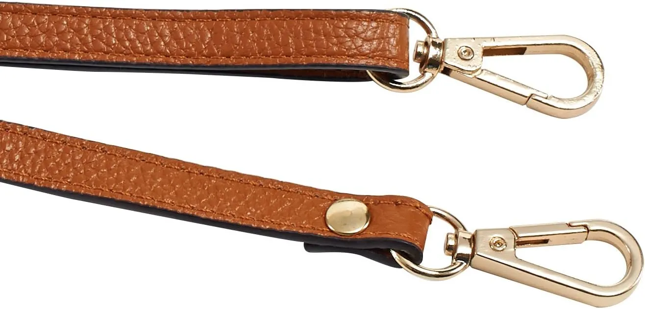 VanEnjoy Full Grain Leather Adjustable Replacement Strap Cross Body Bag Purse, 26-51" Long,0.47“Wide