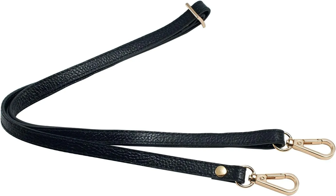 VanEnjoy Full Grain Leather Adjustable Replacement Strap Cross Body Bag Purse, 26-51" Long,0.47“Wide