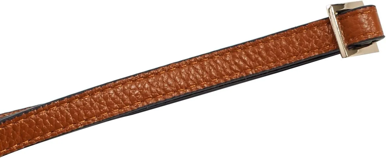 VanEnjoy Full Grain Leather Adjustable Replacement Strap Cross Body Bag Purse, 26-51" Long,0.47“Wide