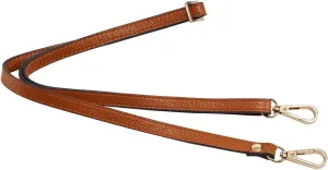 VanEnjoy Full Grain Leather Adjustable Replacement Strap Cross Body Bag Purse, 26-51" Long,0.47“Wide