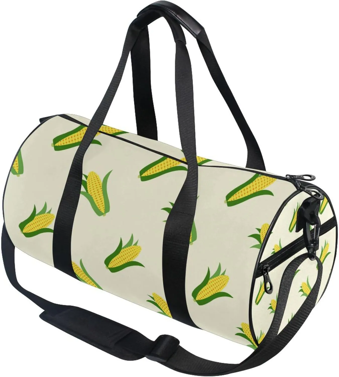 Vegetable Food Corn Gym Duffle Bag Women Men Sports Fitness Bag for Travel Workout Gymnastics Dance Ballet
