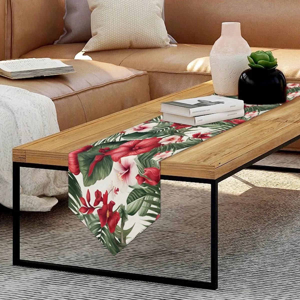 Vegetation Leaves Flowers Briefcases for Men Crossbody Bags Laptop Carrying Case Messenger Bag for 15" Laptops and Under