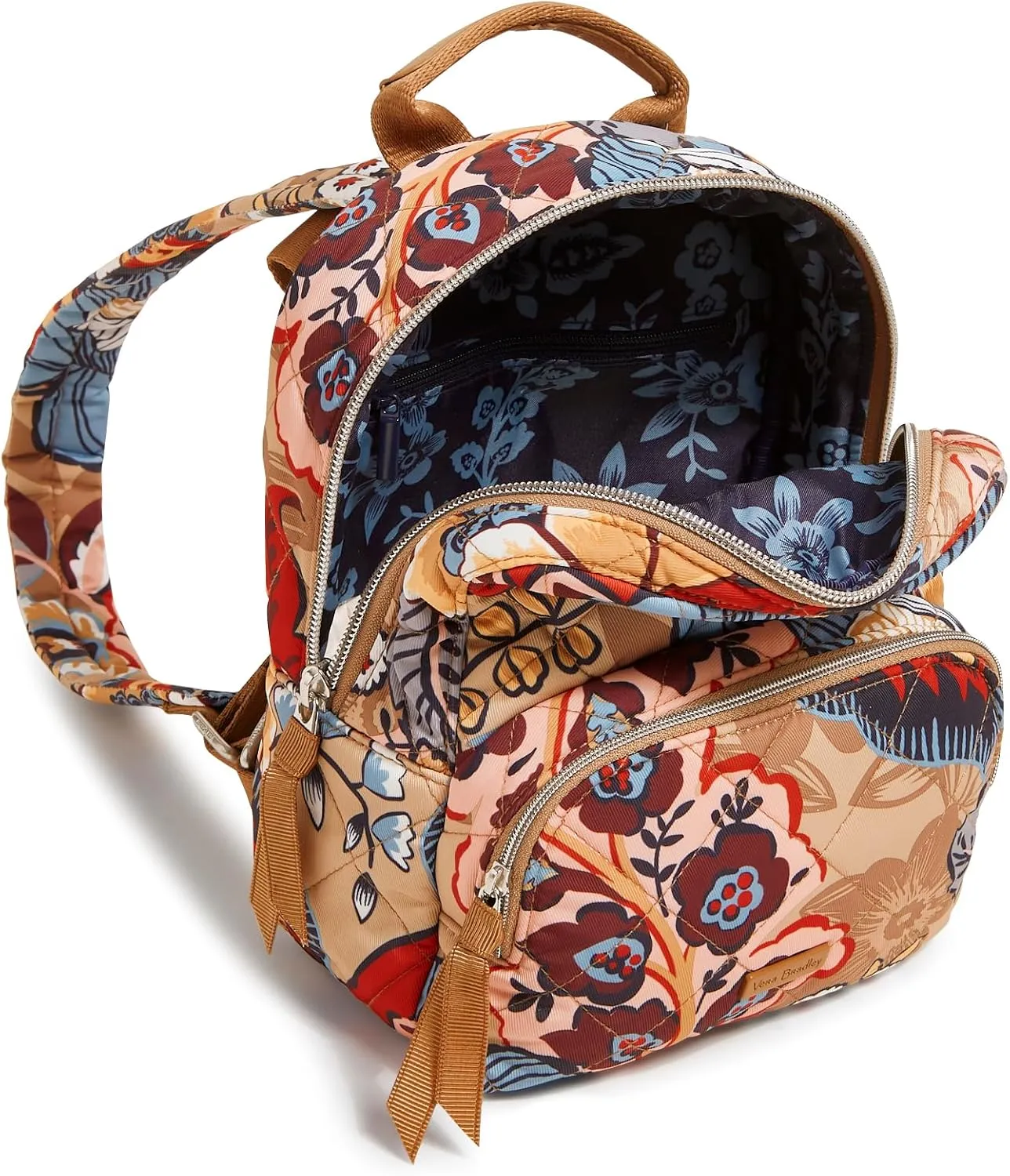 Vera Bradley Performance Twill Mini Backpack, Botanical Beauty