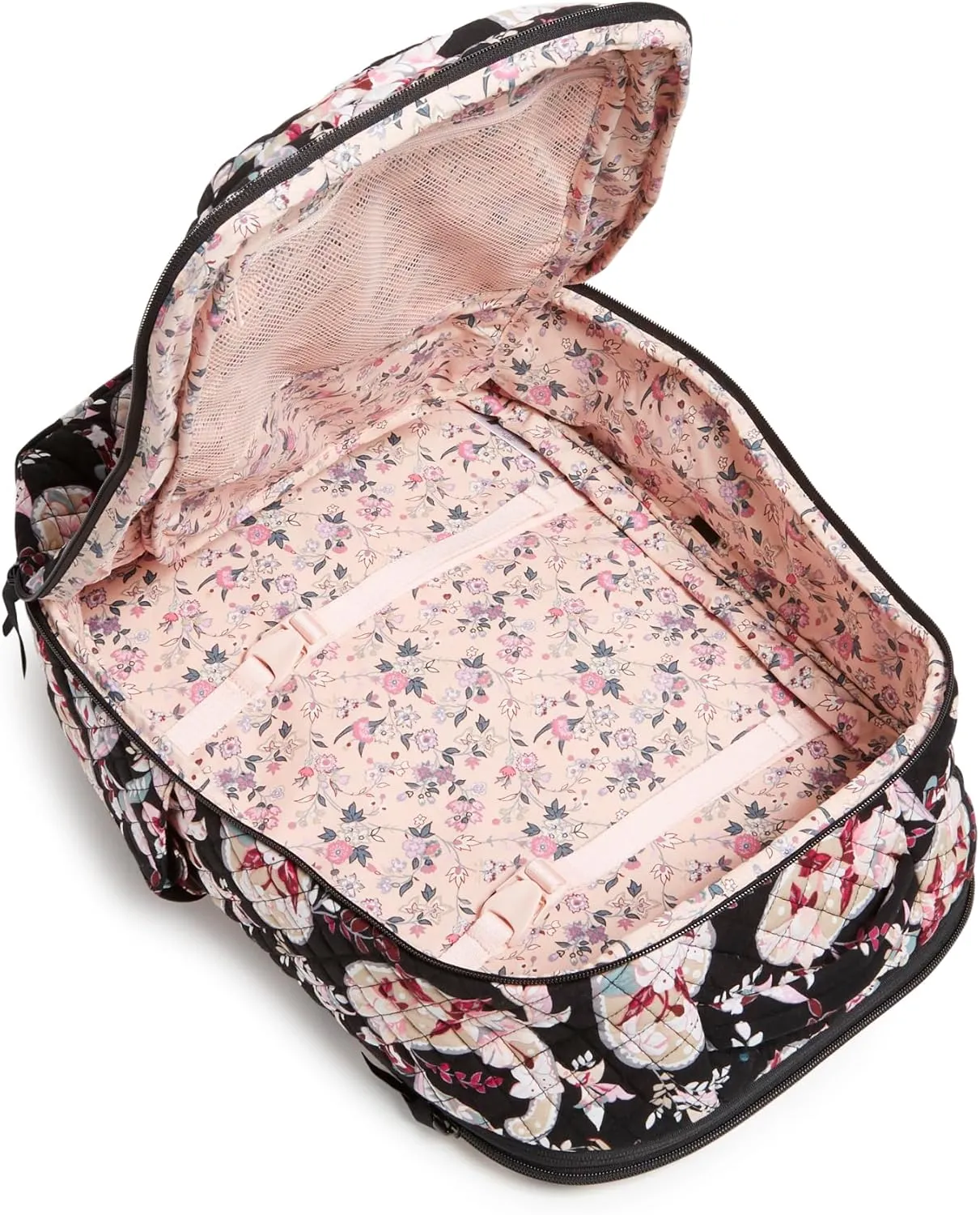 Vera Bradley Women's, Cotton Large Travel Backpack Travel Bag, Botanical Paisley, One Size