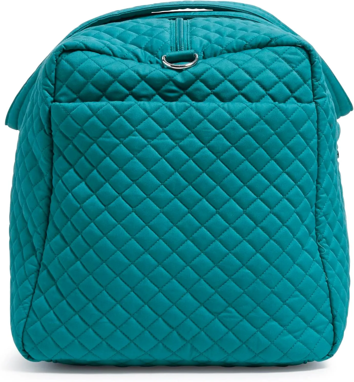 Vera Bradley Women's Cotton Large Travel Duffel Bag, Forever Green - Recycled Cotton, One Size