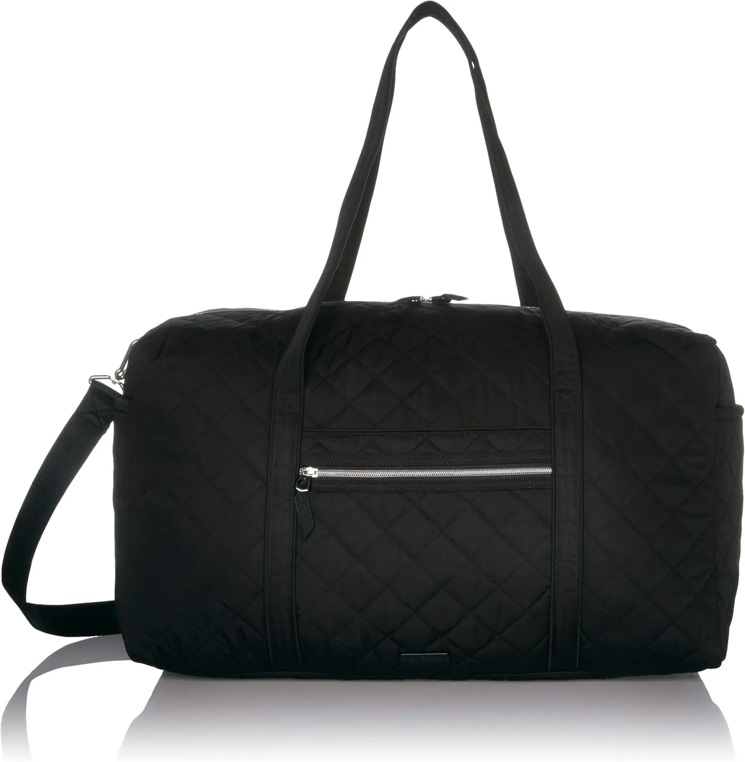 Vera Bradley Women's Performance Twill Large Travel Duffle Bag, Black, One Size