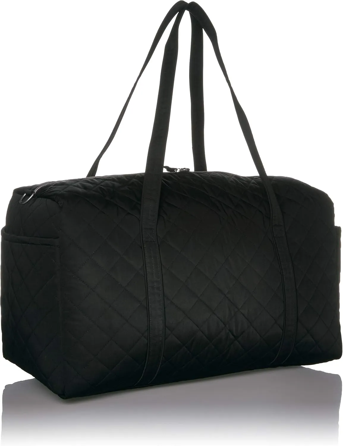 Vera Bradley Women's Performance Twill Large Travel Duffle Bag, Black, One Size