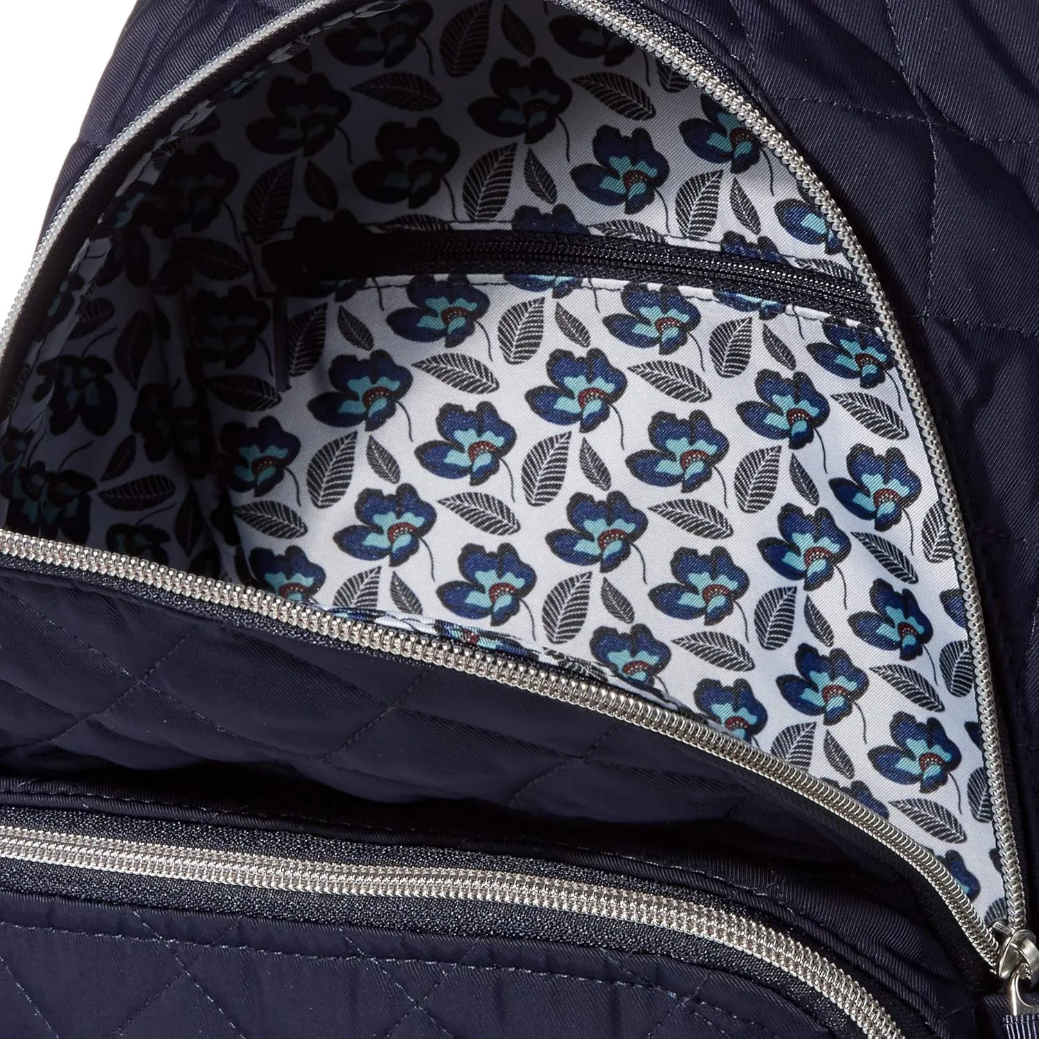 Vera Bradley Women's, Performance Twill Small Backpack, Classic Navy, One Size
