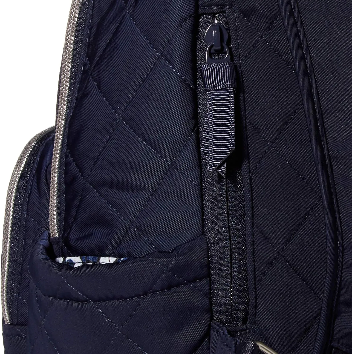 Vera Bradley Women's, Performance Twill Small Backpack, Classic Navy, One Size