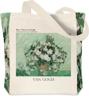 Vintage Aesthetic Canvas Tote Bag Reusable Personalized Shoulder Shopping Bag,