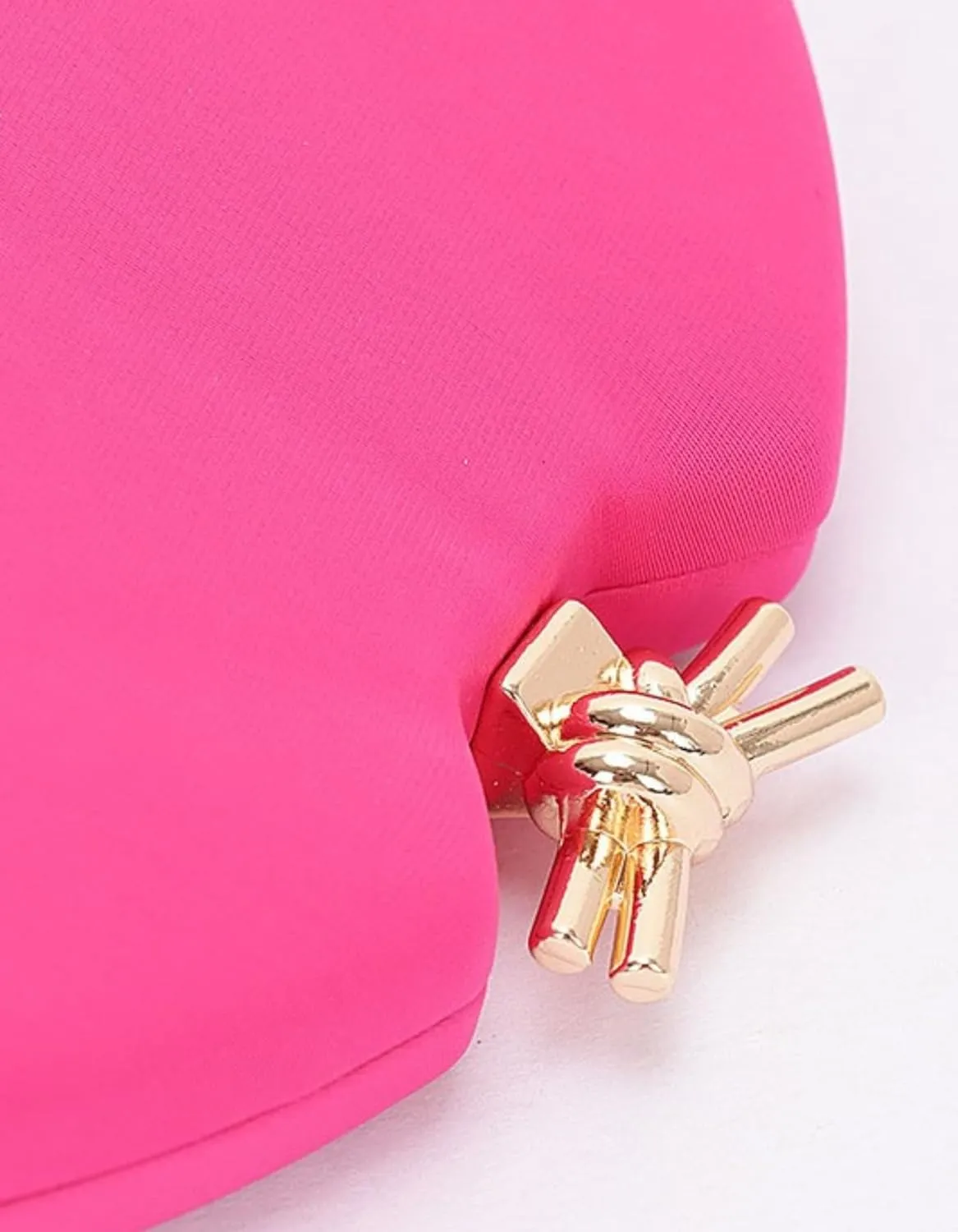 Vintage Satin Iconic Box Clutch Swing Bag Evening Bag for Women with Gold Chain Formal Wedding Bridal Purse Party Handbag