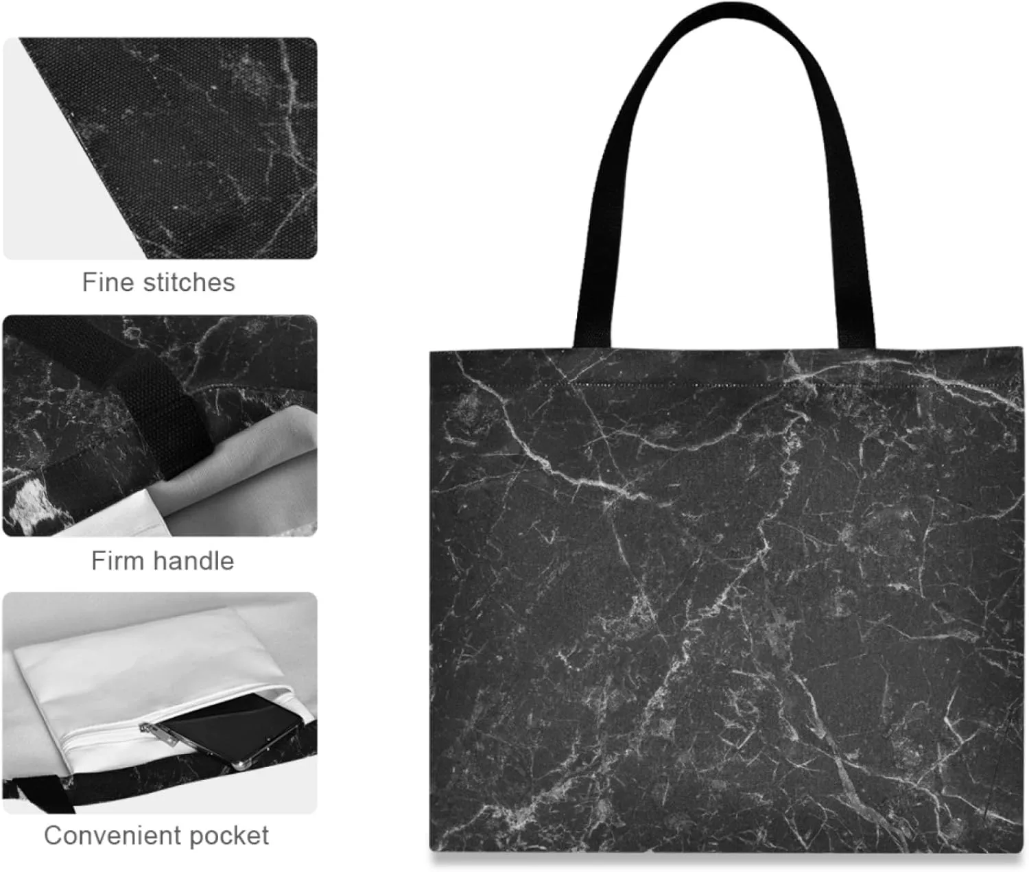 visesunny Fashion Floral Tote Bag with Interior Pocket Lightweight Travel Shoulder Bag Handbag Purse