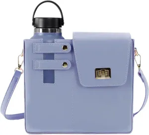 Water Cup Storage Bag Crossbody Bags for Women Cup Holder Tumbler Purse Outdoor Portable Compatible with Most Water Bottles