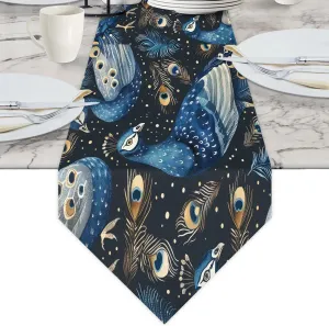 Watercolor Peacock Feather Briefcases for Men Crossbody Bags Laptop Carrying Case Messenger Bag for 15" Laptops and Under