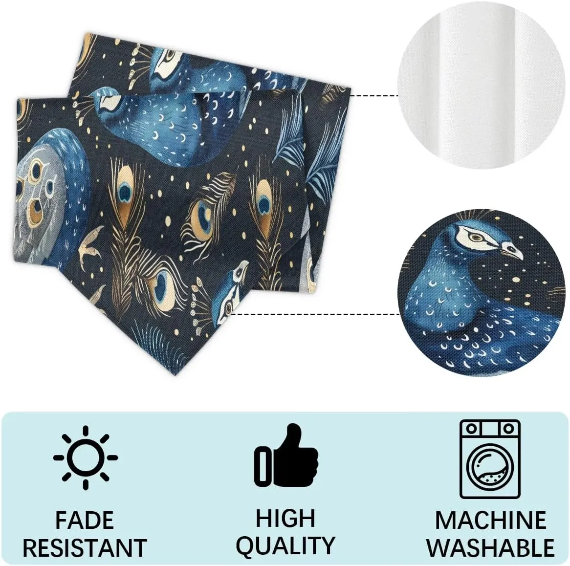 Watercolor Peacock Feather Briefcases for Men Crossbody Bags Laptop Carrying Case Messenger Bag for 15" Laptops and Under