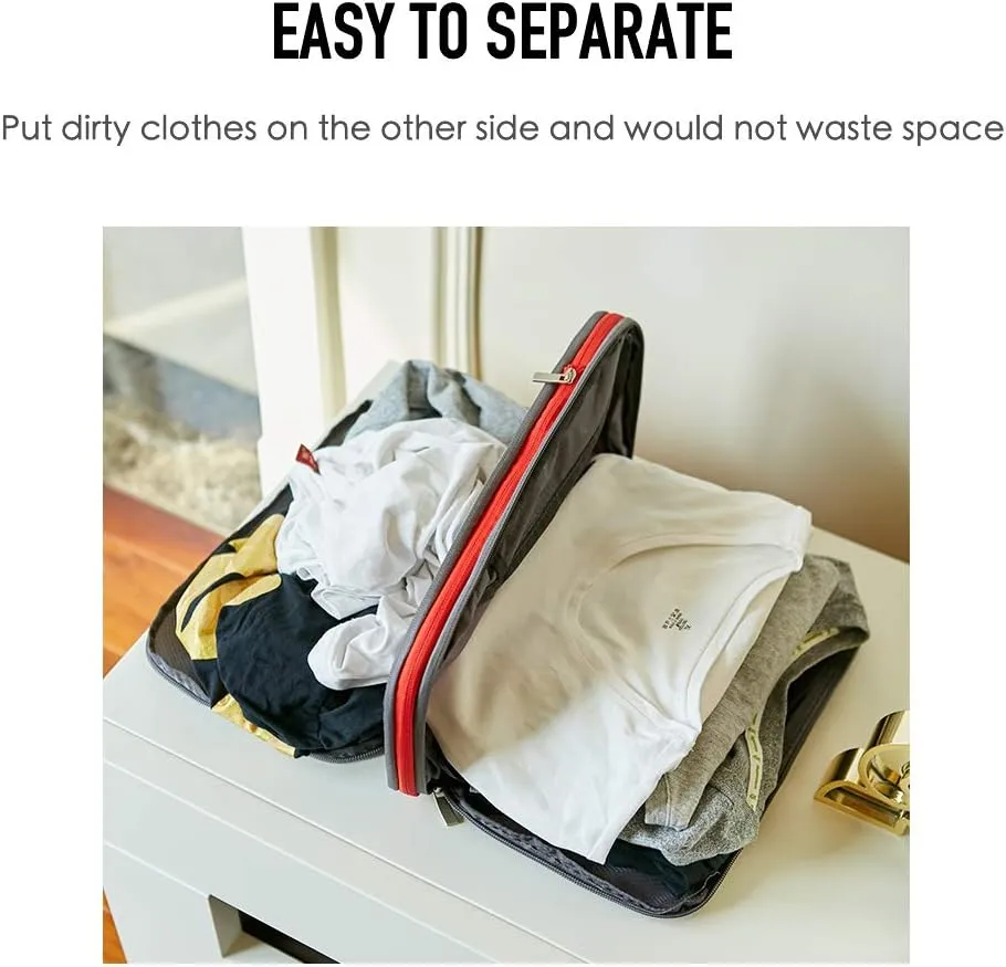 Waterproof Compression Packing Cubes,Travel Packing organizers for Carry on Luggage,Backpacking, Suitcases