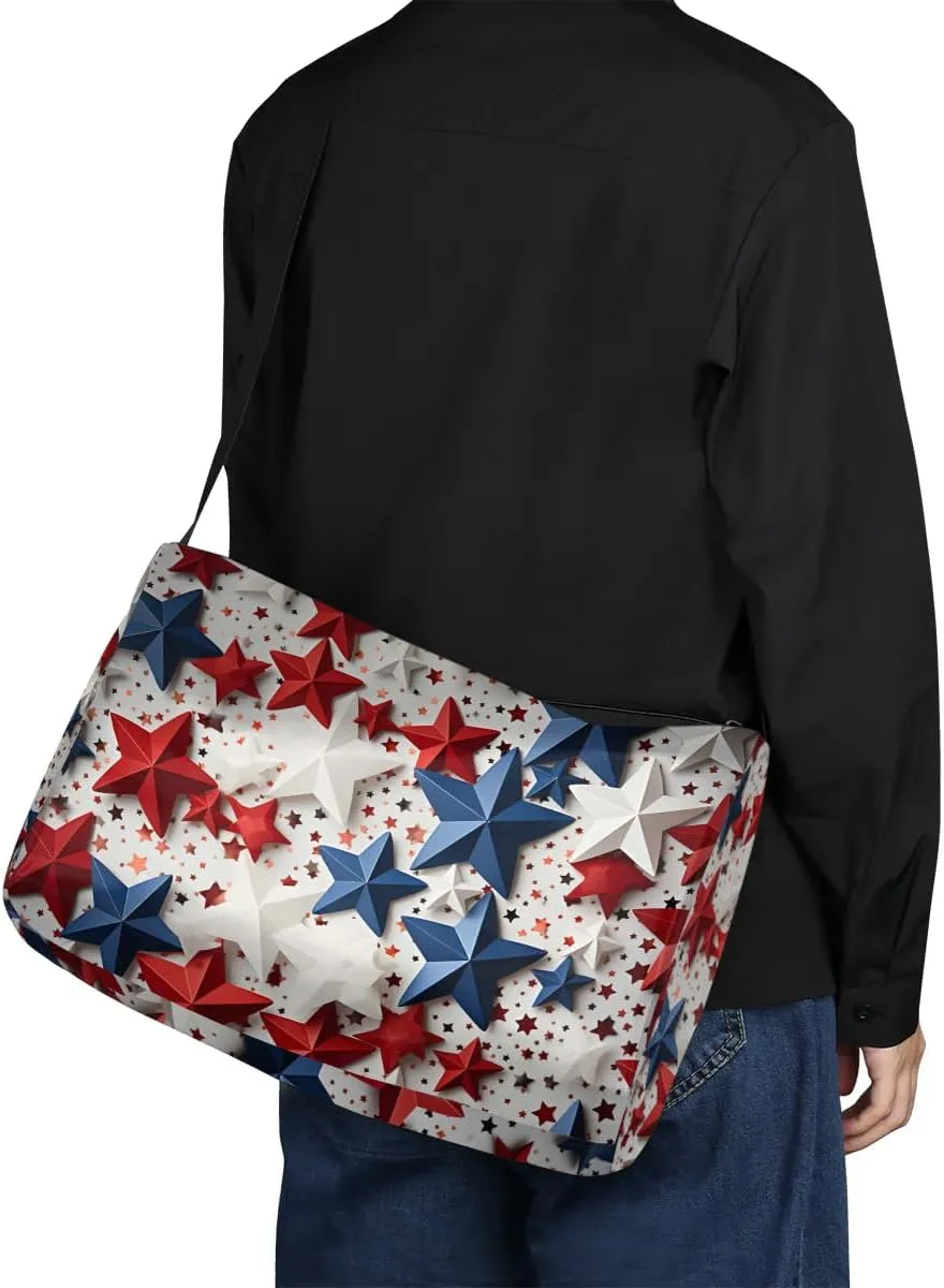 Weekend Bag America Patriotic Patterns Lightweight Carry On Duffel Bag Waterproof Gym Bag Pu Leather Duffle Bag for Workout Travel Sport