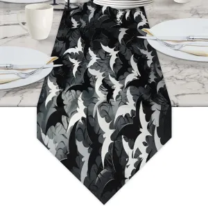 White Black Bats Briefcases for Men Crossbody Bags Laptop Carrying Case Messenger Bag for 15" Laptops and Under