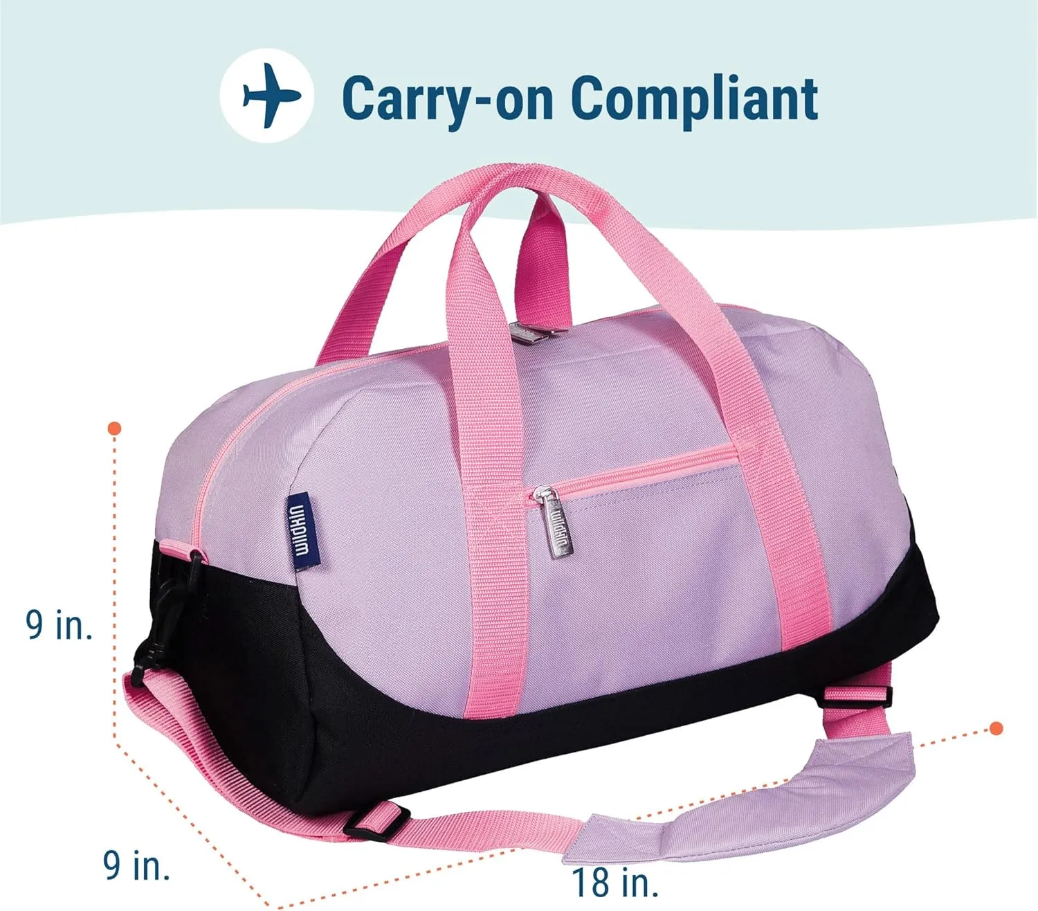 Wildkin Large Compartment and Small Exterior Zipper Pocket