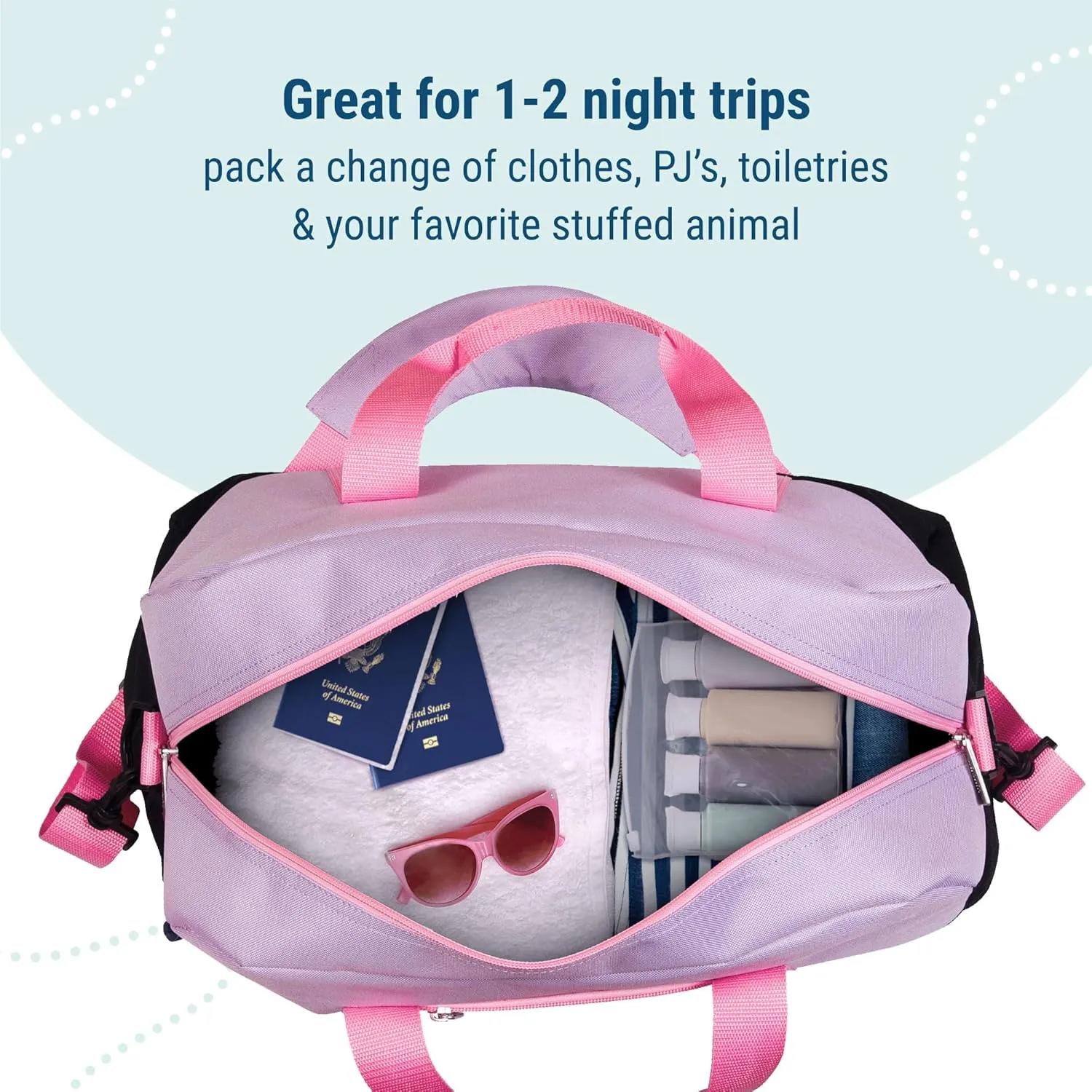 Wildkin Large Compartment and Small Exterior Zipper Pocket