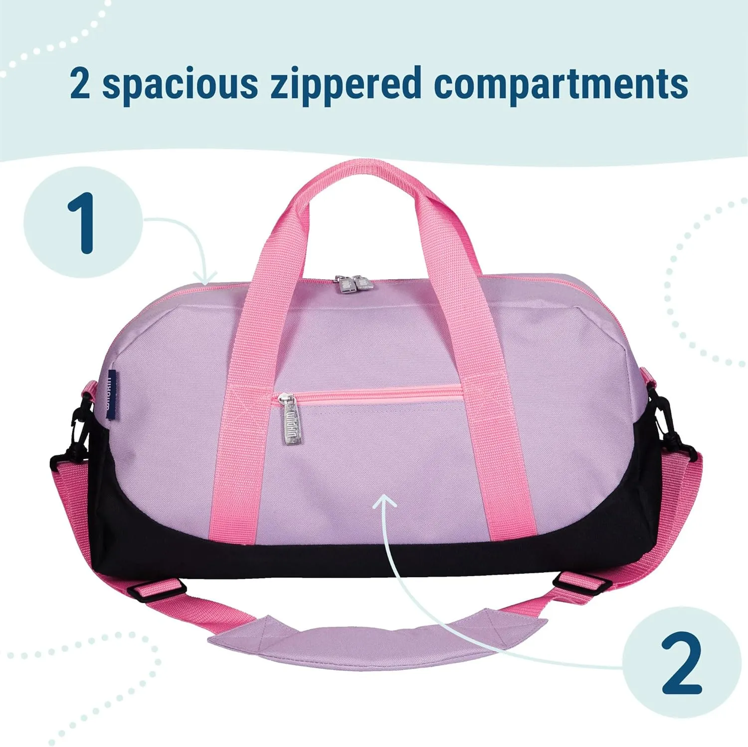 Wildkin Large Compartment and Small Exterior Zipper Pocket