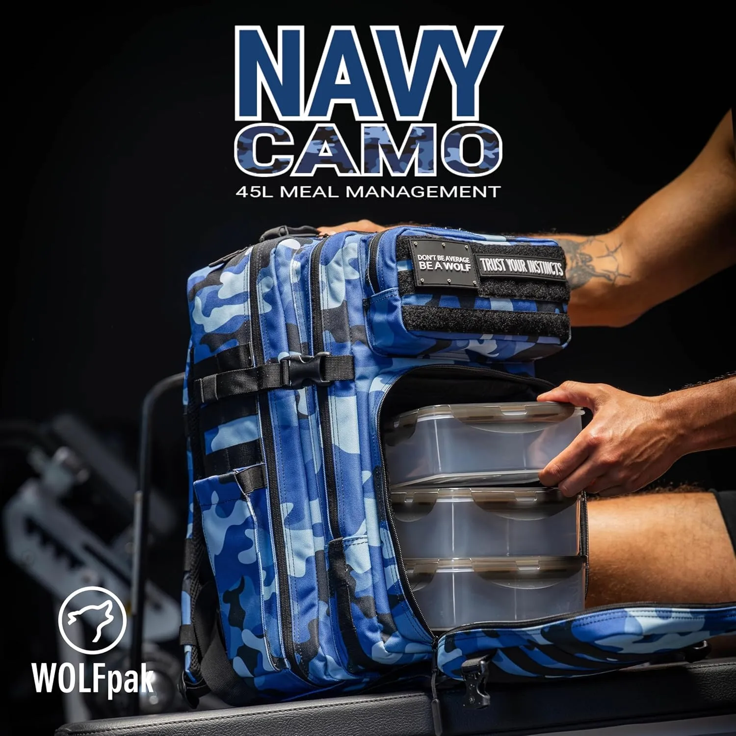 WOLFpak 45L Meal PREP Management Backpack