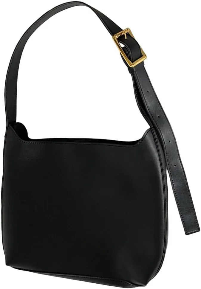 Women Bucket Bag with Purse Set Versatile Shoulder Bag Clutch Large Capacity Leather Shoulder Bag Hobo Bag with Inner
