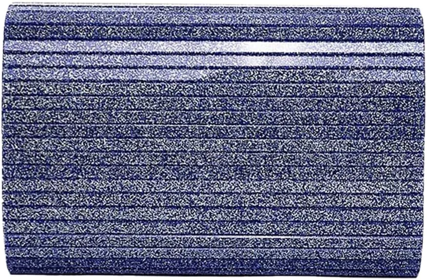 Women Envelope Chic Acrylic Stripe Evening Bag Party Crossbody Shoulder Bags Marble Clutch Purse