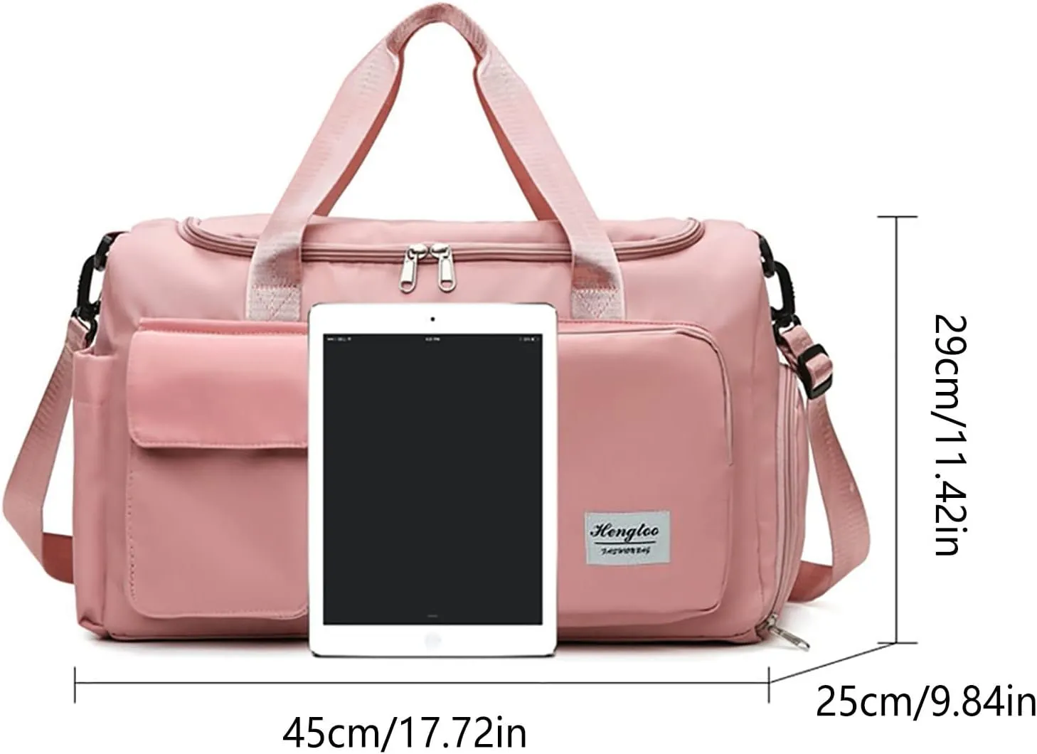Women Gym Bag with Shoes Compartment,28L Travel Duffel Bags,Weekender Bag for Workout Sports Yoga Travel