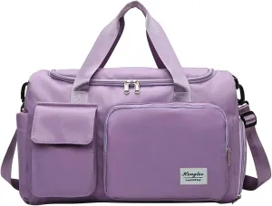 Women Gym Bag with Shoes Compartment,28L Travel Duffel Bags,Weekender Bag for Workout Sports Yoga Travel