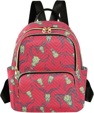 Women's Backpack Animal Stock Skulls Purse Fashion Ladies Shoulder Bag Casual College Travel Backpacks Bag Small