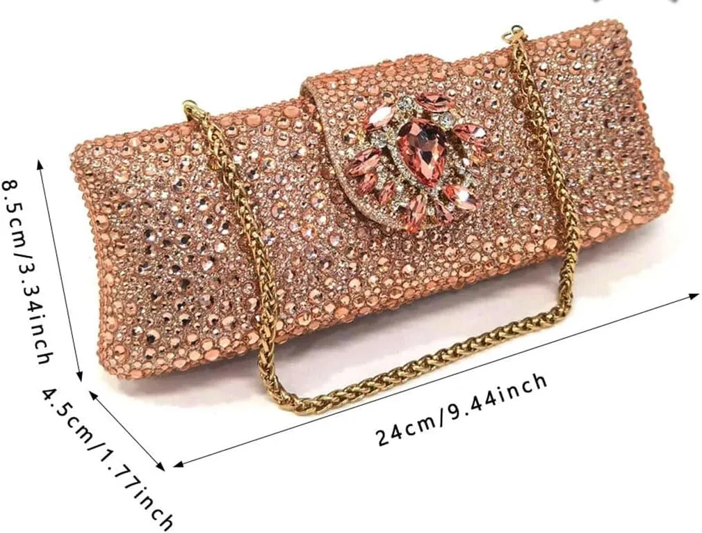 Women’S Embellished High Heels and Bag Set for Party Streamline Slingbacks Pumps
