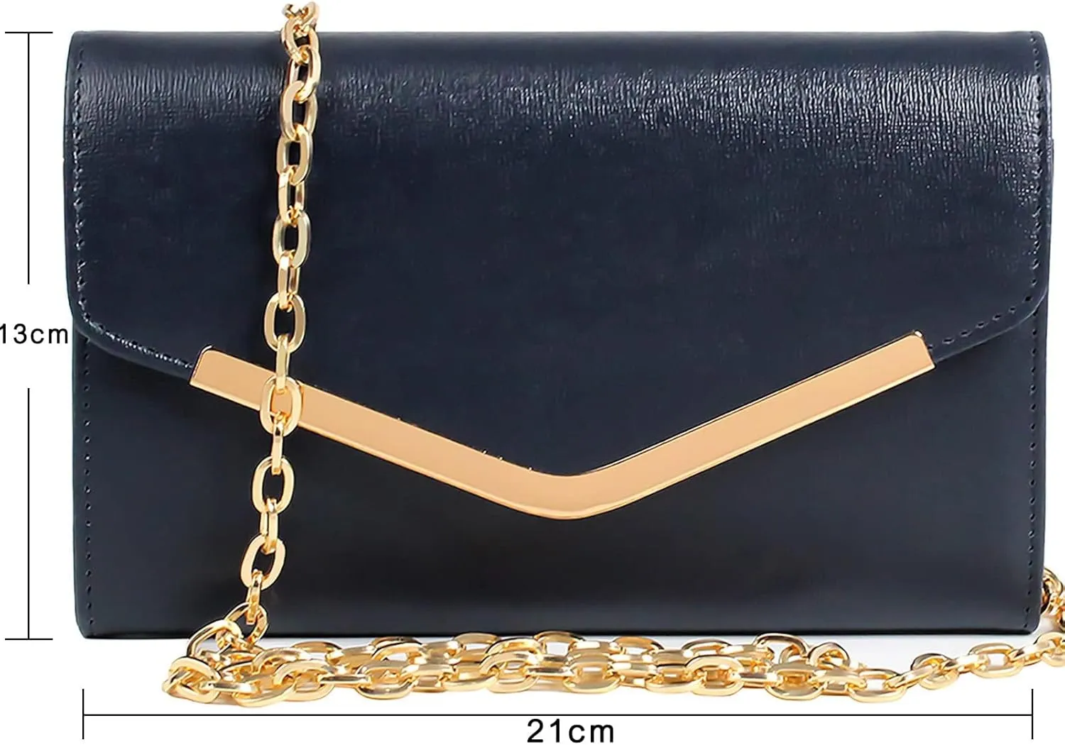 Women's Evening Bag ，Envelope Clutch Purse Handbag Detachable Chain Crossbody Bag for Women Wedding Party Shoulder Bag