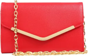 Women's Evening Bag ，Envelope Clutch Purse Handbag Detachable Chain Crossbody Bag for Women Wedding Party Shoulder Bag