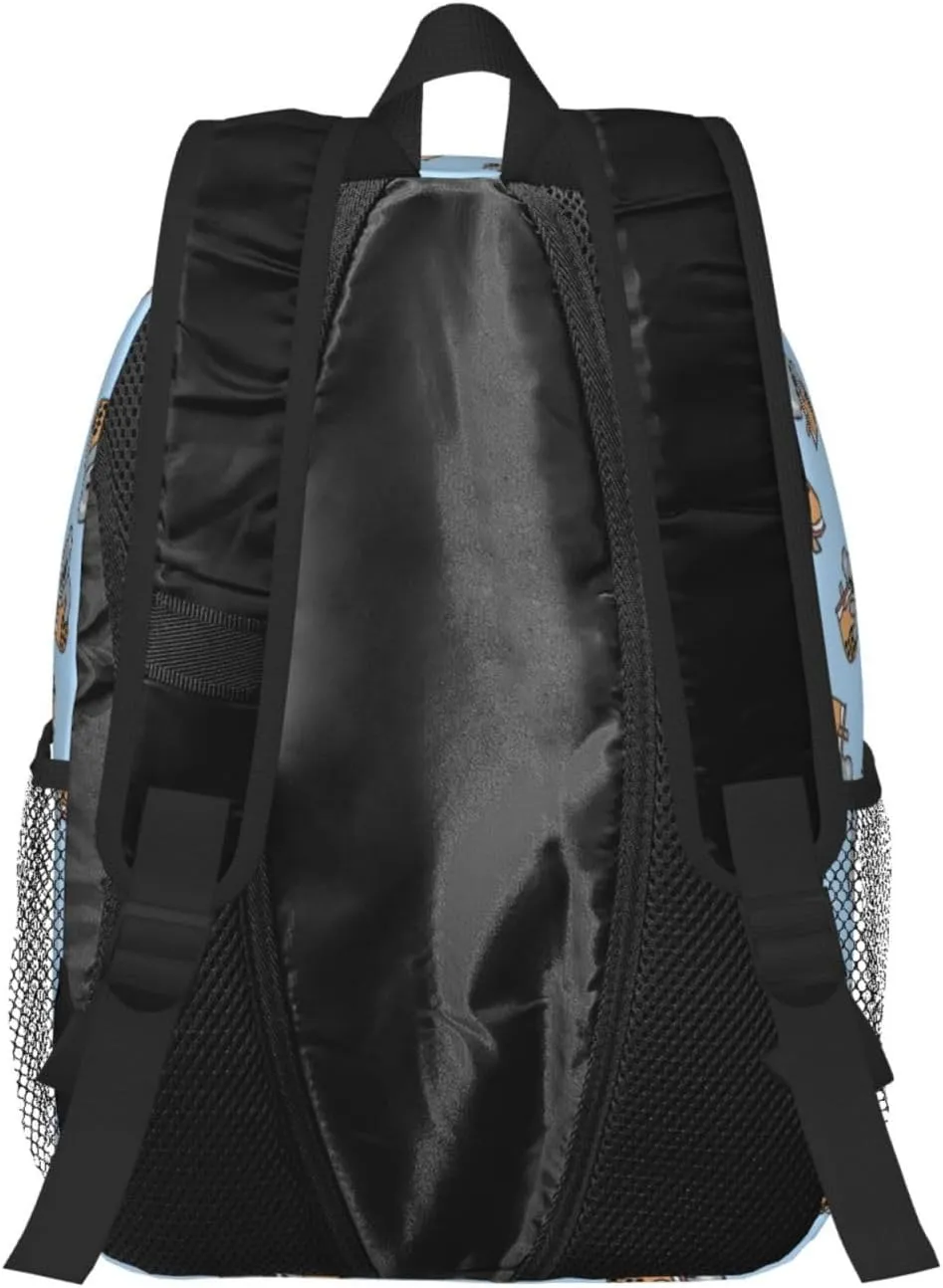Women's fashionable travel backpacks, computer bags (Blue bottom color Koala)