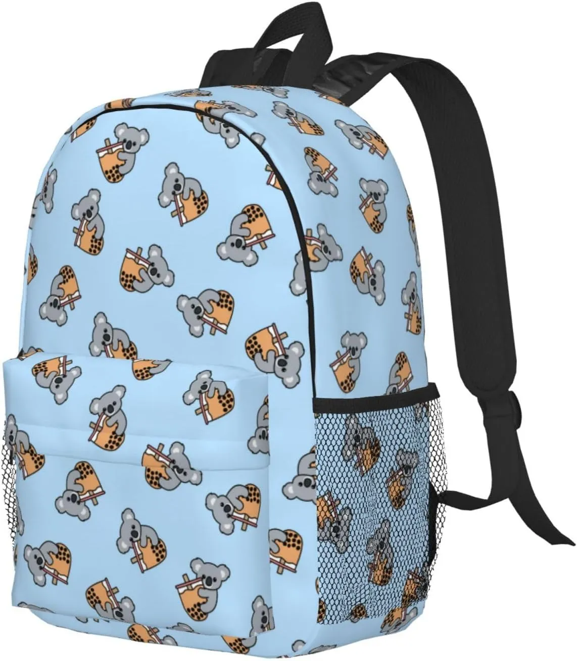 Women's fashionable travel backpacks, computer bags (Blue bottom color Koala)