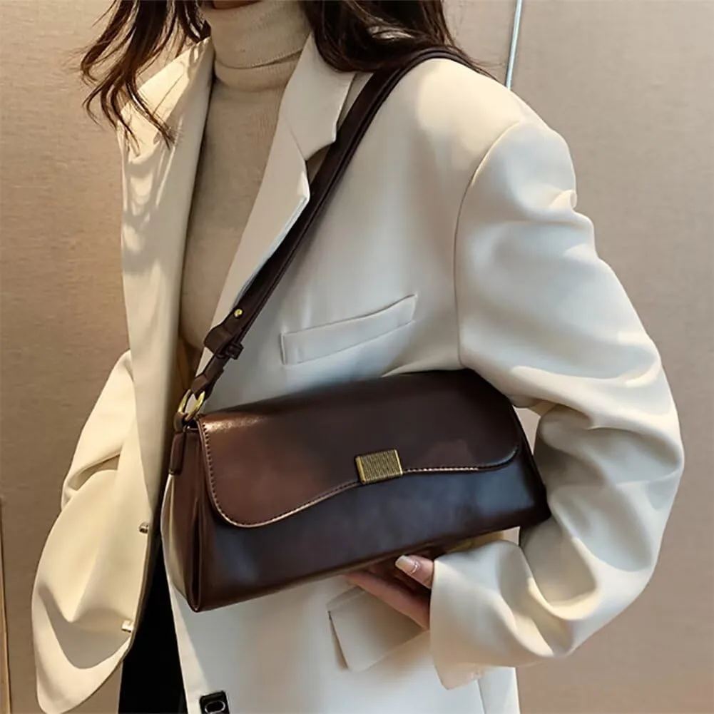 Women’s Shoulder Bag Designer Tote Bag Retro Clutch Purse Lightweight Top Handle Satchel Purse for Travel Shopping