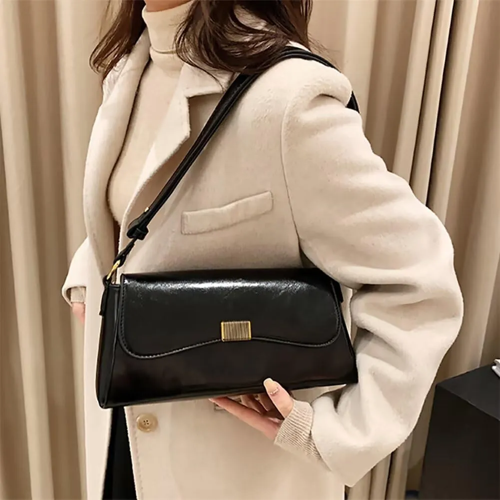 Women’s Shoulder Bag Designer Tote Bag Retro Clutch Purse Lightweight Top Handle Satchel Purse for Travel Shopping