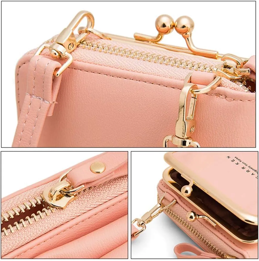 Womens Small Crossbody Bag Cellphone Purse Wallet Card Clutch Travel Pocket