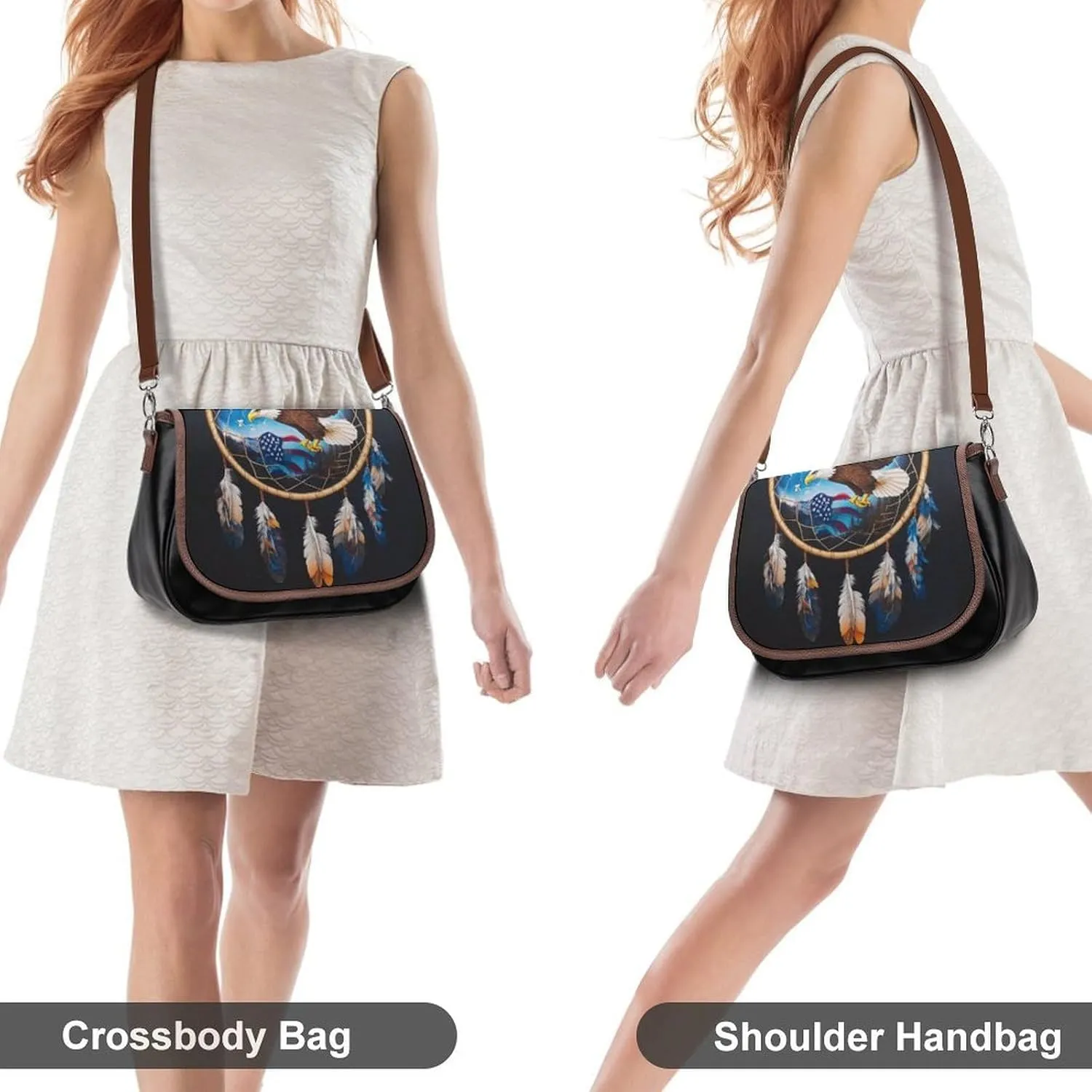 Womens Small Crossbody Purse with Adjustable Strap, Pu Leather Shoulder Bags for Travel Work