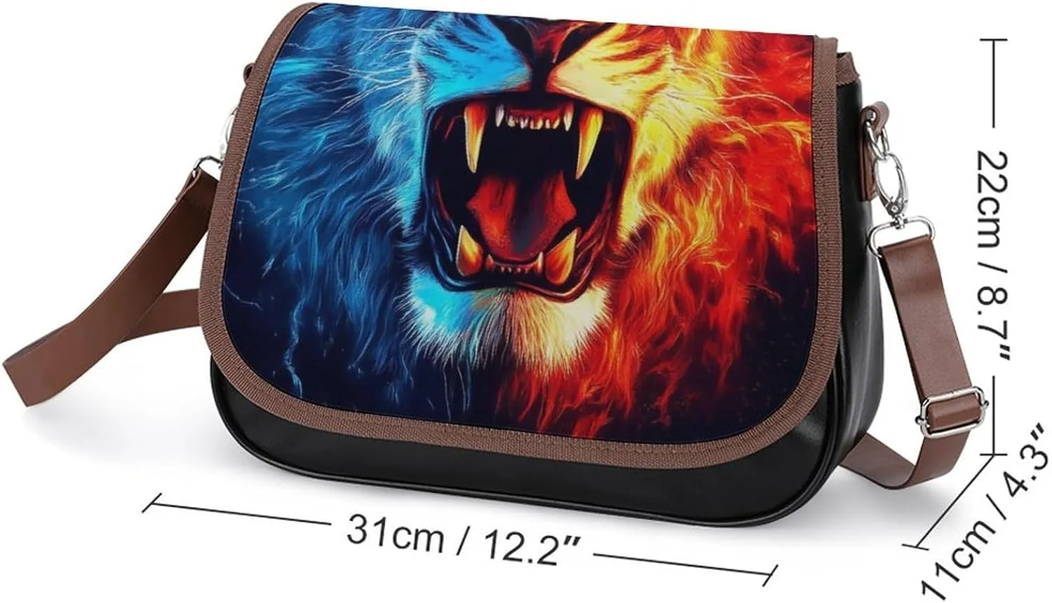 Womens Small Crossbody Purse with Adjustable Strap, Pu Leather Shoulder Bags for Travel Work