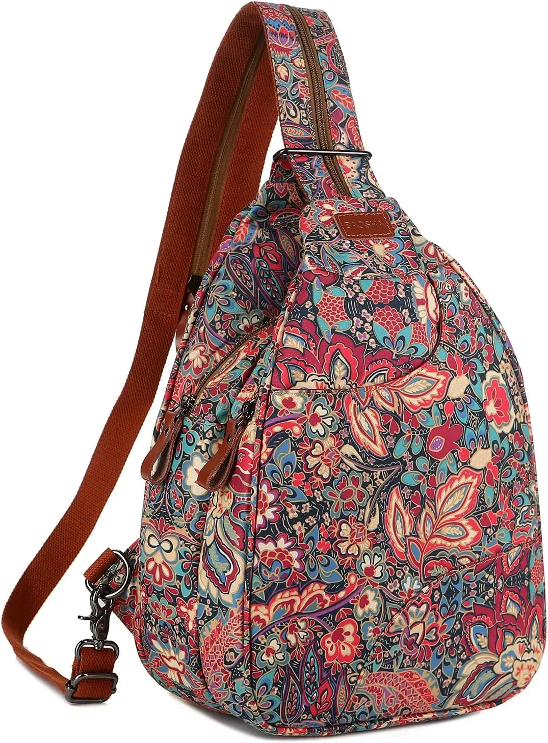 Women's Small Sling Crossbody bag Casual Backpack Purse for Outdoor Travel Hiking Backpack Colorful XB-17 (HS)