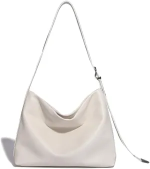 Women's Soft Vegan Leather Hobo Shoulder Bags