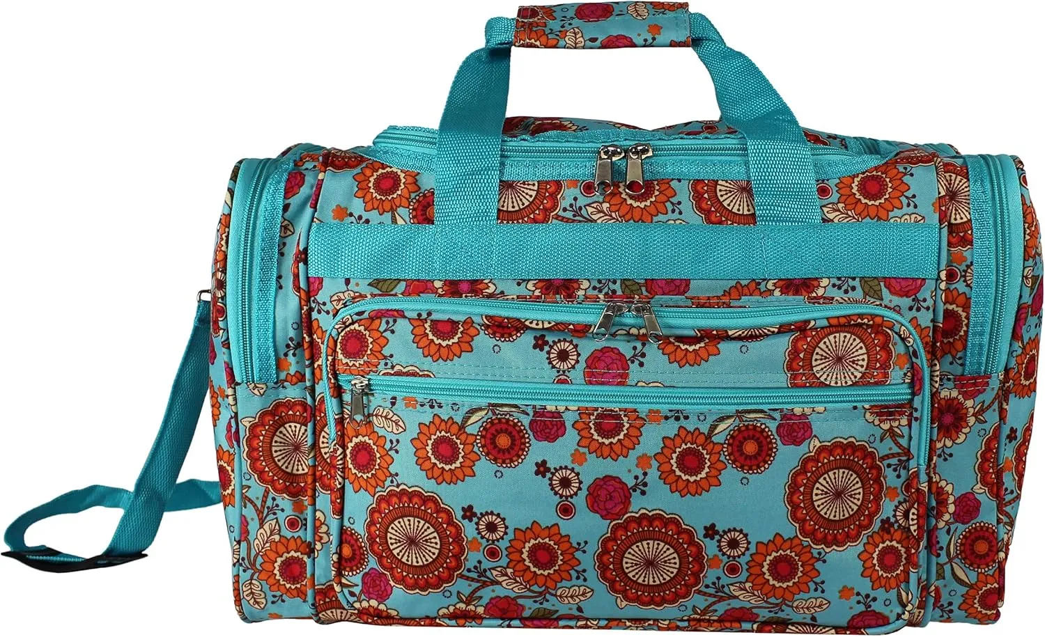 World Traveler Floral Prints 19-inch Duffel Bag, Wildflowers