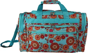 World Traveler Floral Prints 19-inch Duffel Bag, Wildflowers
