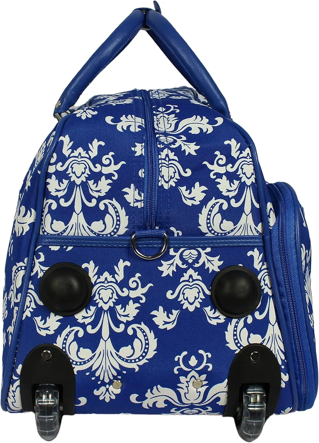 World Traveler Floral Prints 21-inch Carry-on Rolling Duffel Bag