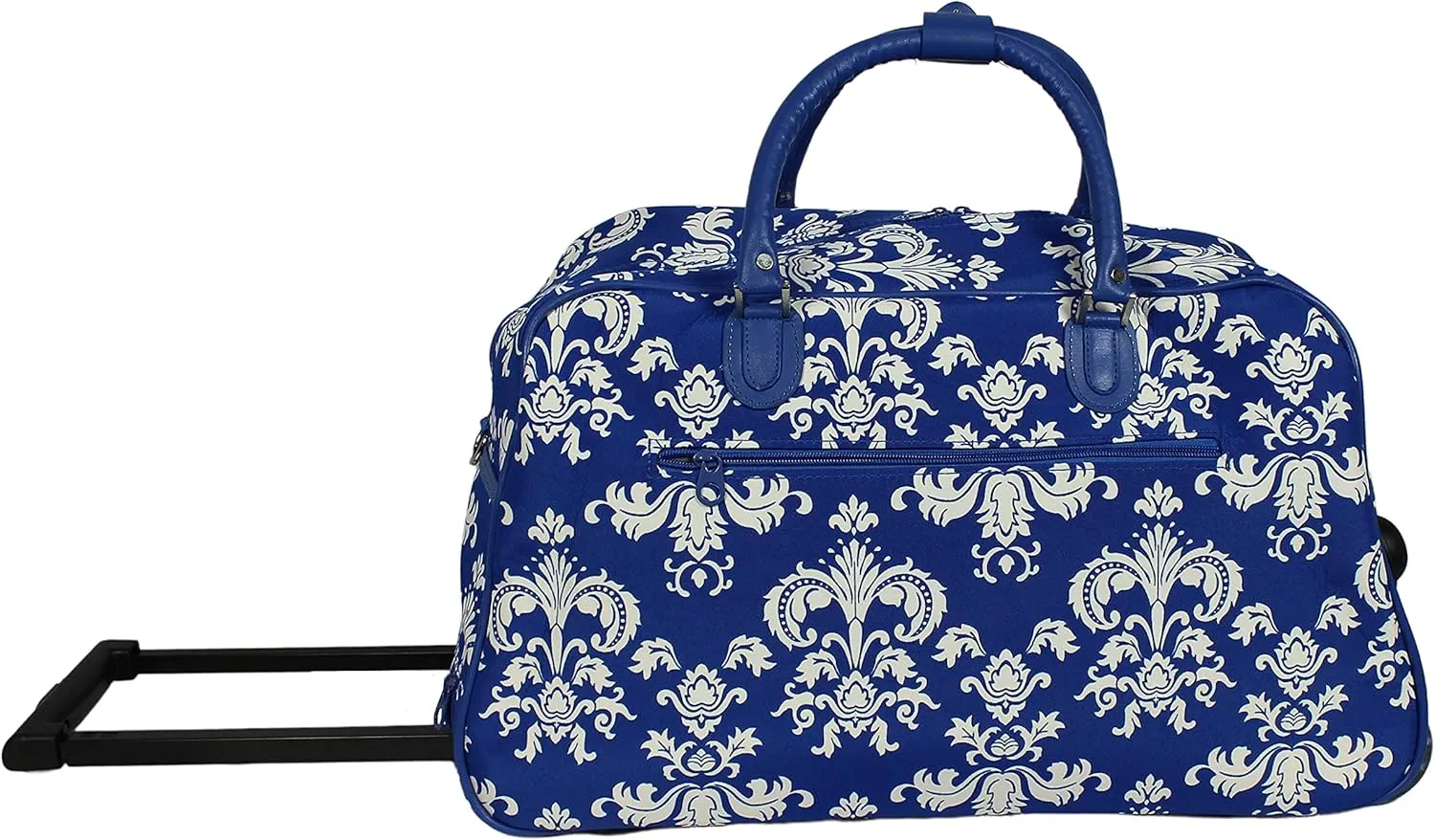 World Traveler Floral Prints 21-inch Carry-on Rolling Duffel Bag