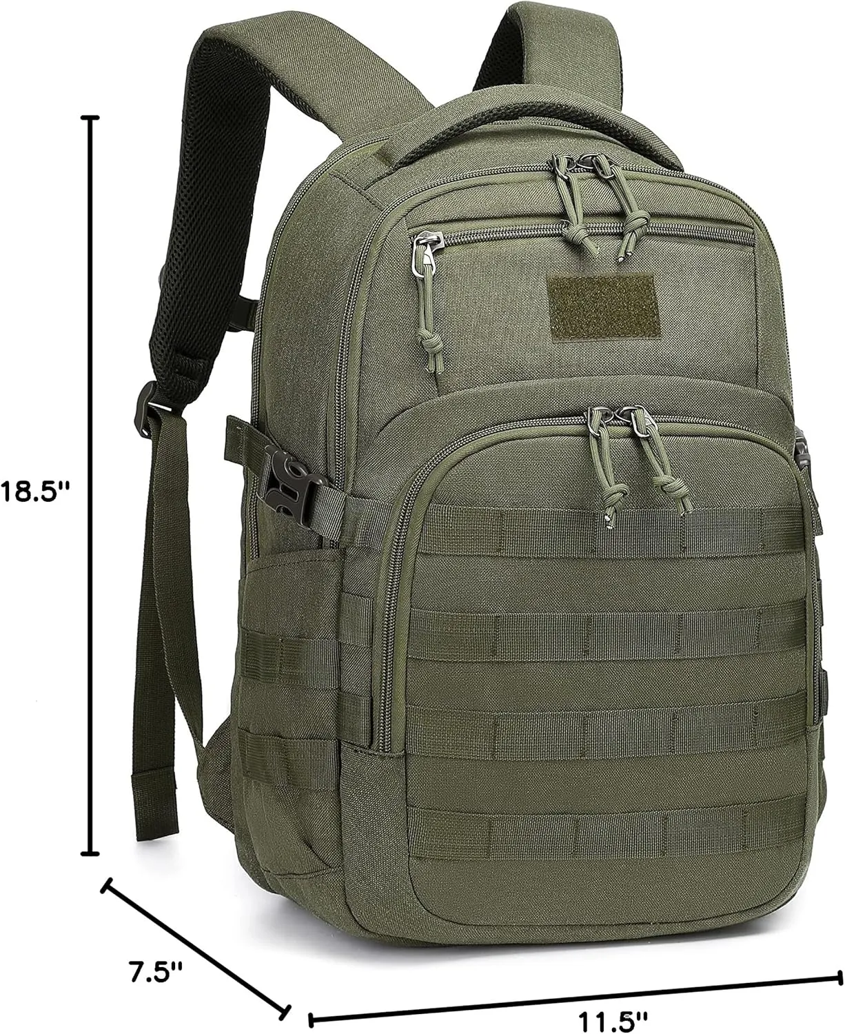 Wotony Military tactical backpack, backpack for men black small tactical assault bag